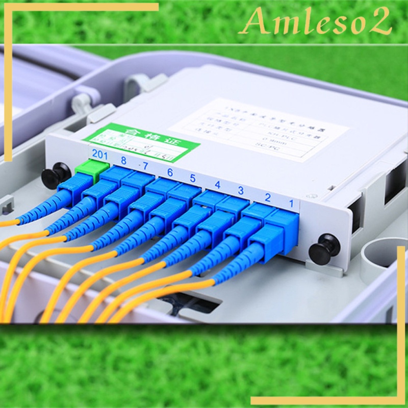 [AMLESO2]1 to 8 SC-UPC Connector Inserted PLC Fiber Optic Optical Splitter Module