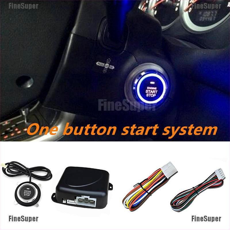 Bộ Hệ Thống Khởi Động 12V Không Chìa Khóa Tự Động Cho Xe Hơi