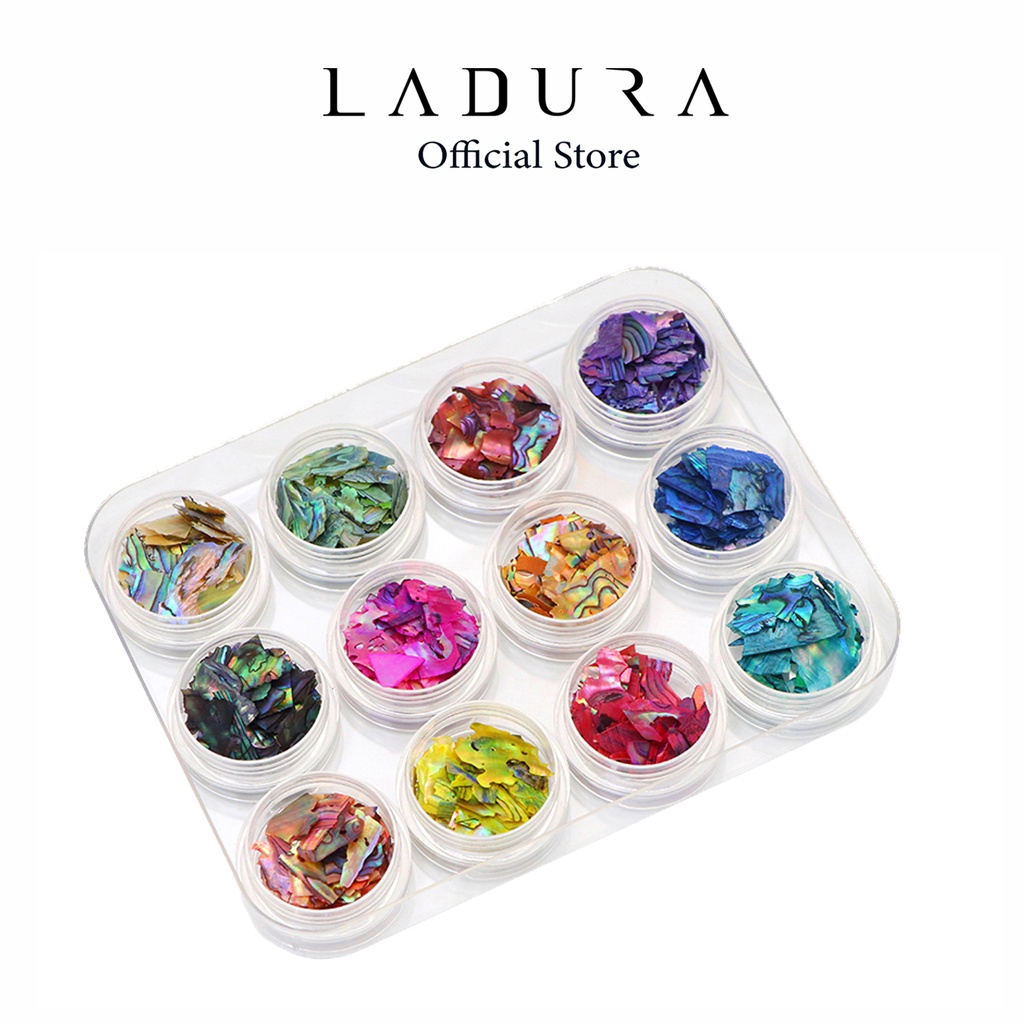 Xà cừ nail vân đá LADURA 12 màu