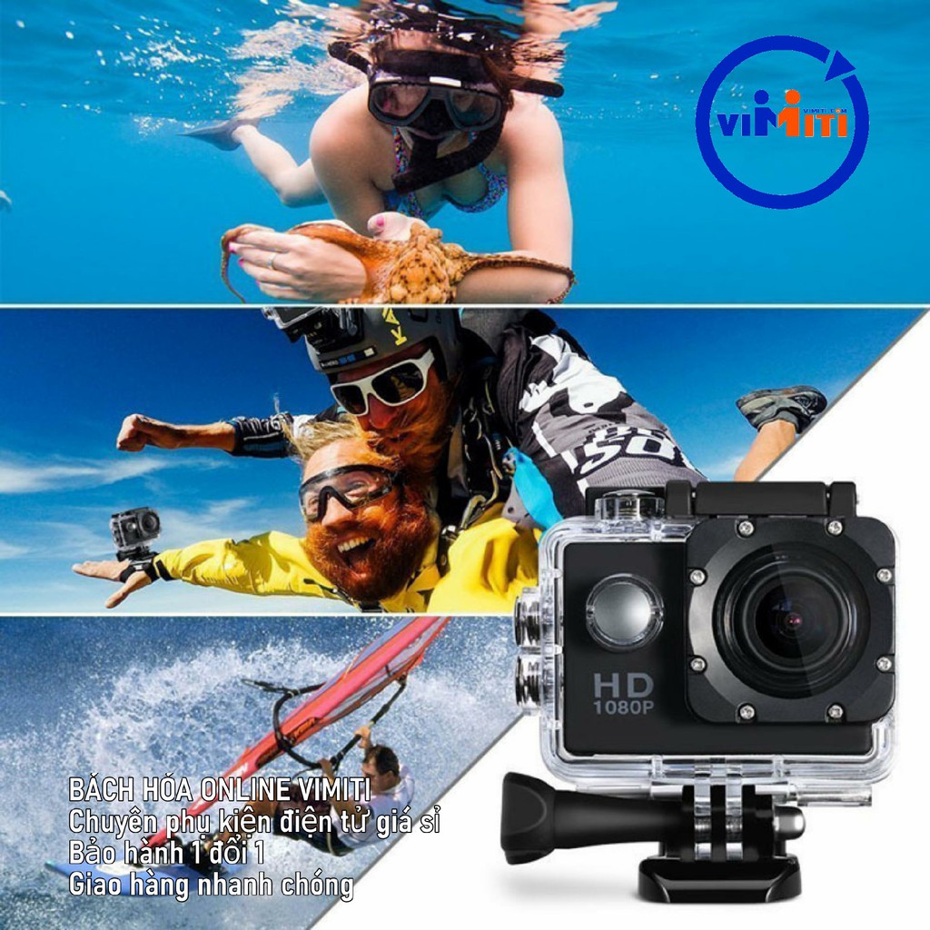 Camera hành trình HD 1080 siêu nét, dành cho dân phượt thủ - Sport Cam A9 | BigBuy360 - bigbuy360.vn