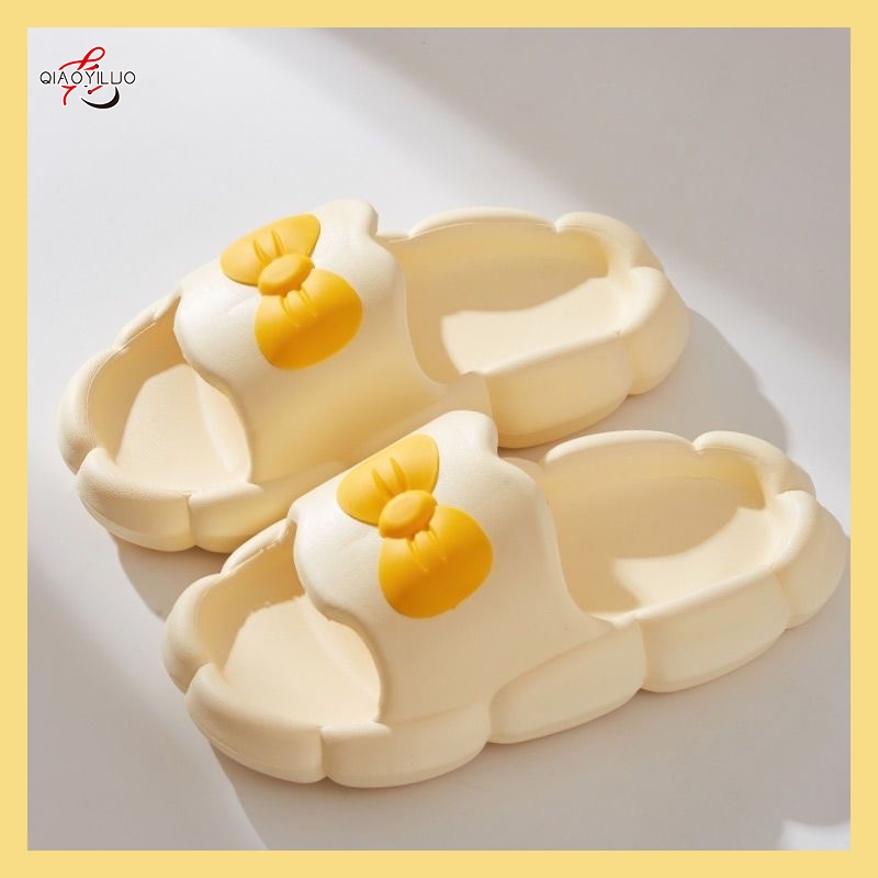 Dép quai ngang QIAOYILUO đế dày thoải mái xinh xắn thời trang dành cho nữ