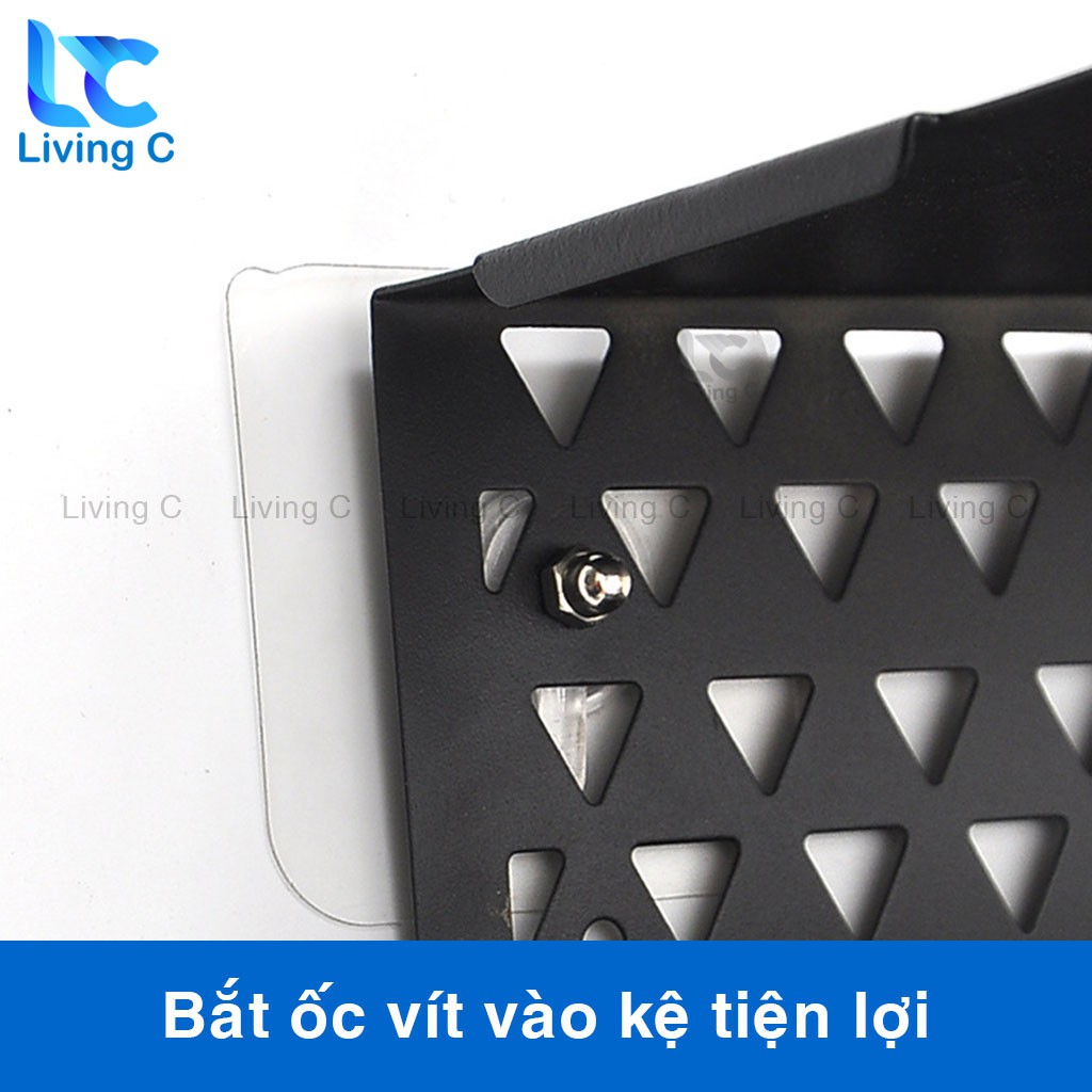 Miếng dán vặn ốc size lớn loại 6 ly bằng inox chịu lực đa năng Living C _MOL