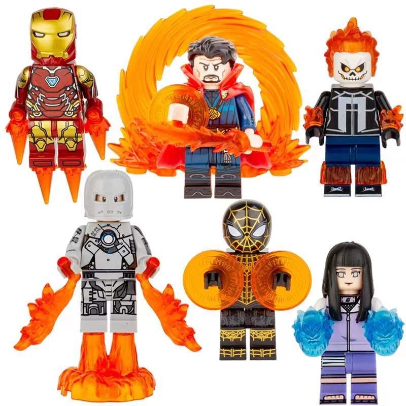 Set phụ kiện mô hình nhân vật đồ chơi lắp ráp mini đáng yêu tiện lợi