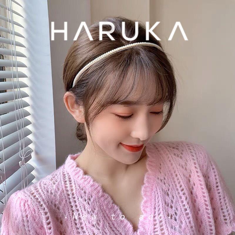 Băng đô ngọc, cài tóc hạt trai Hàn Quốc xinh xắn Haruka Accessories