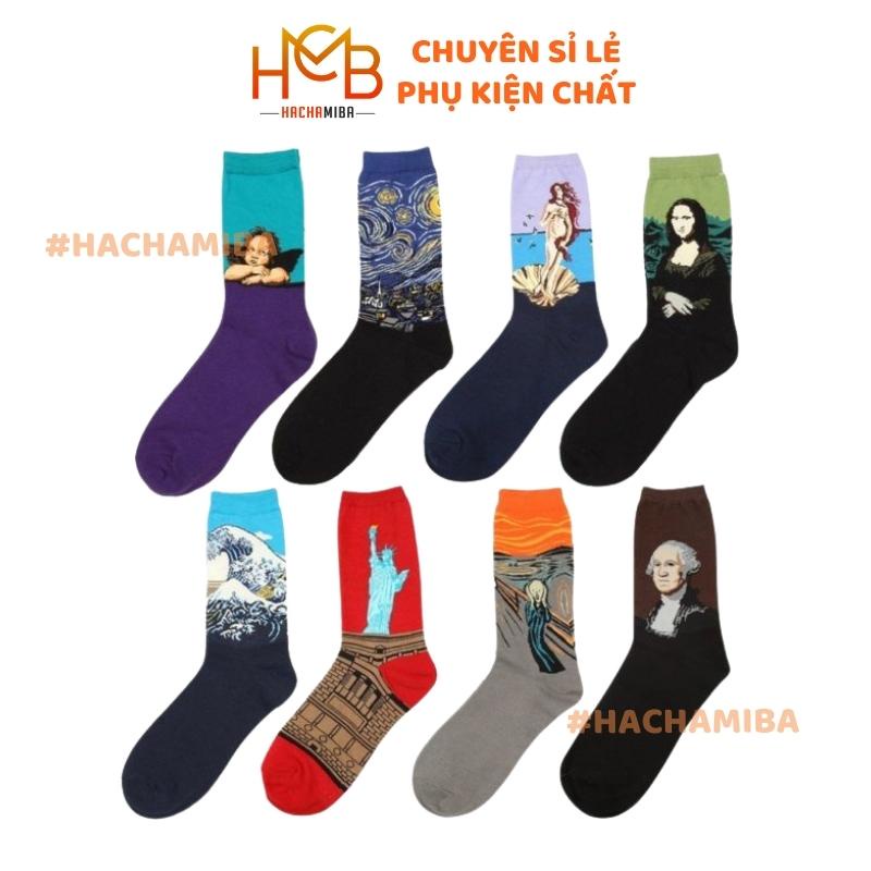 Tất Vớ In Tranh Độc Đáo Vải Đẹp Chất Lượng Cao