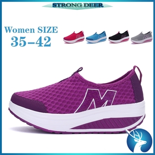 Giày thể thao lưới thoáng khí dành cho nữ kích thước 35-42
