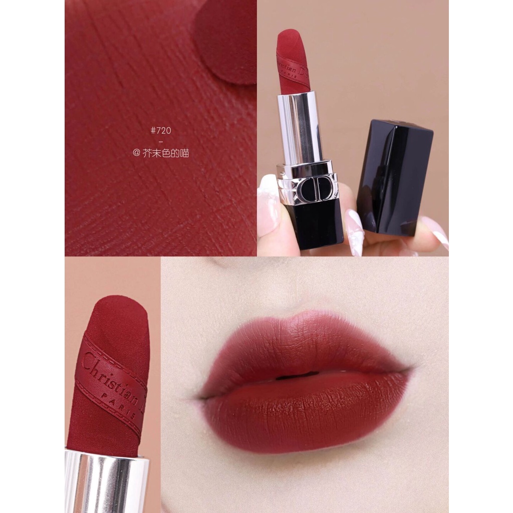 (NEW) Son Dior Limited Edition Rouge Velvet phiên bản giới hạn 2021