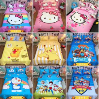 Bộ chăn ga 3D cotton trẻ em ( ib chọn mẫu)