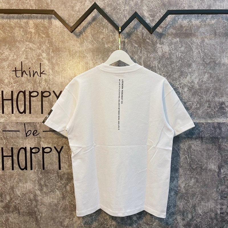 Áo Life Work logo mini basic