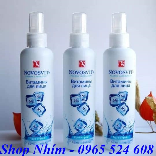 Xịt Khoáng Novosvit Nga