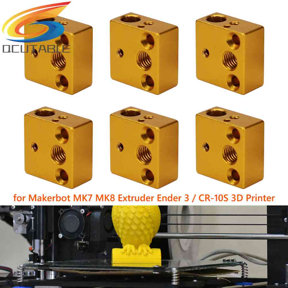 Set 6 Khối Nhiệt Cho Máy In 3D Makerbot MK7 MK8 Ender 3 / CR-10S