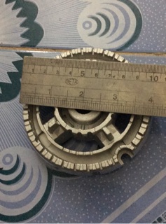 mâm chia lửa  bếp  ga âm  safat ( bên nhỏ đường kính  10 cm)