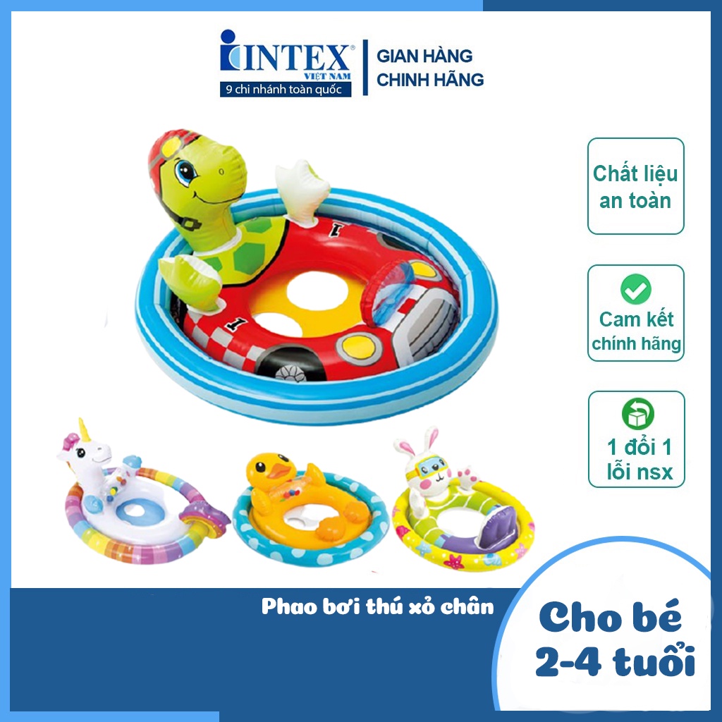 Phao bơi hình thú xỏ chân INTEX 59570 - Giao hình ngẫu nhiên