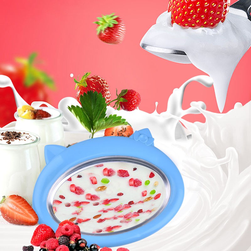 Máy Làm Kem / Yogurt Cỡ Nhỏ Tiện Dụng Cho Gia Đình