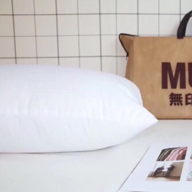 Ruột gối Muji ép hơi kích thước 45x65 cm, gối bông gòn (1 đôi)