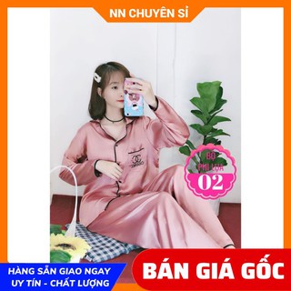 ĐỒ BỘ PHI LỤA TAY DÀI ĐBPL2 SANG CHẢNH ⚡100% ẢNH THẬT⚡ BỘ NGỦ LỤA