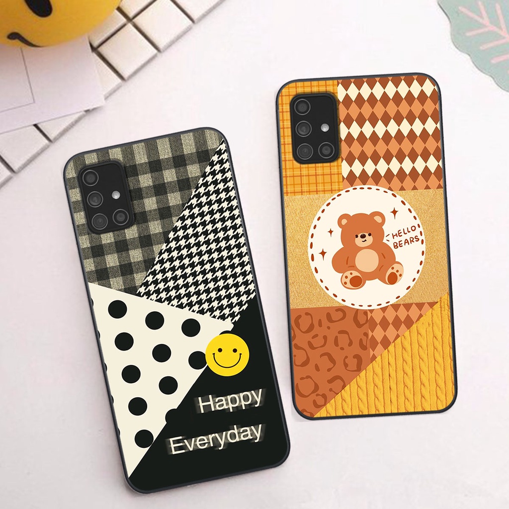 Ốp lưng Samsung M51 happy day, gấu bear dễ thương - BỀN - ĐẸP -BAO GIÁ TOÀN THỊ TRƯỜNG