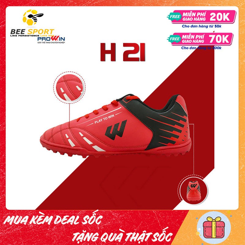 Giày bóng đá nam sân cỏ nhân tạo Prowin H21 - Giày đá banh giá rẻ, chất lượng tốt.