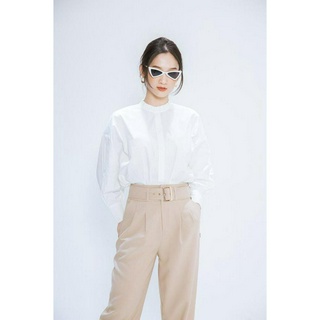 Áo SM cổ xếp ly bèo