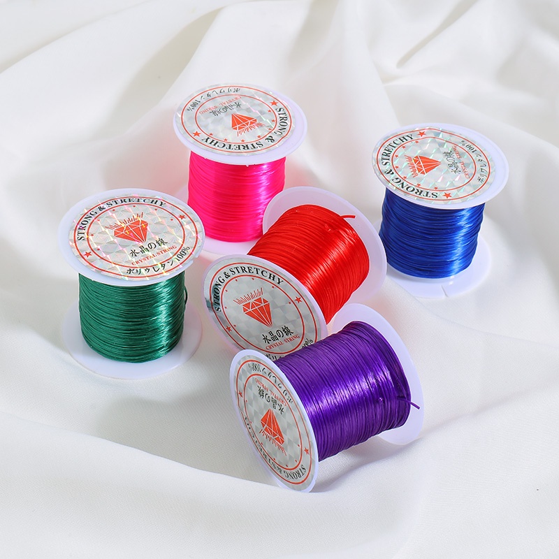 Cuộn Dây Co Giãn Xỏ Hạt Pha Lê Làm Vòng Tay Thủ Công diy