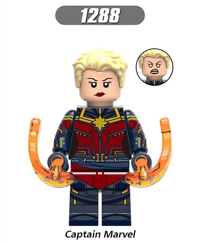 Mô hình lắp ghép nhân vật siêu anh hùng Avengers tùy chọn