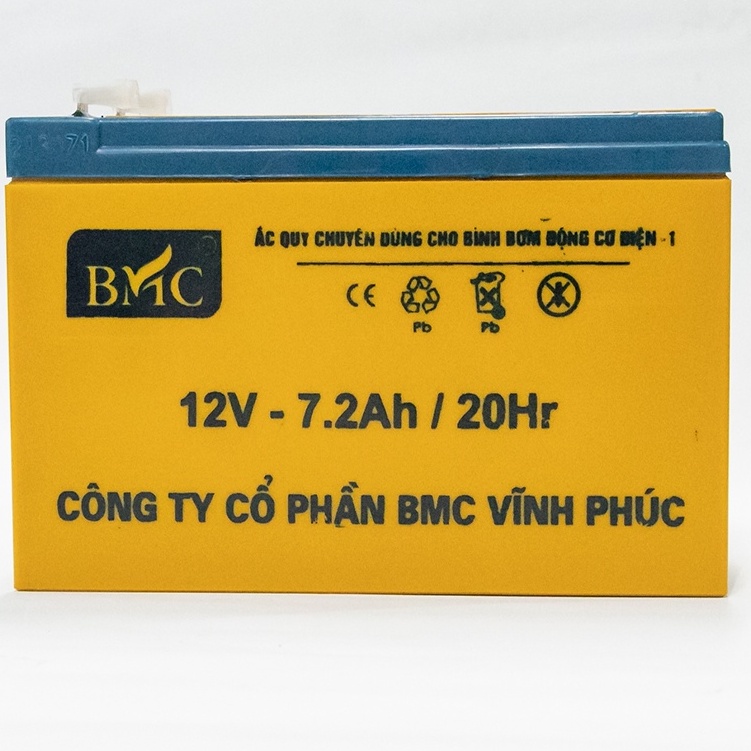 Bình ắc quy khô 7,5AH/12V Cam kết Hàng chính hãng