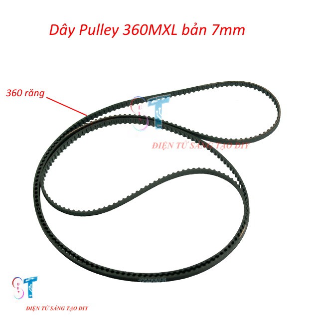 Dây Pulley 360MXL Chu Vi 731.52mm Bản 7mm