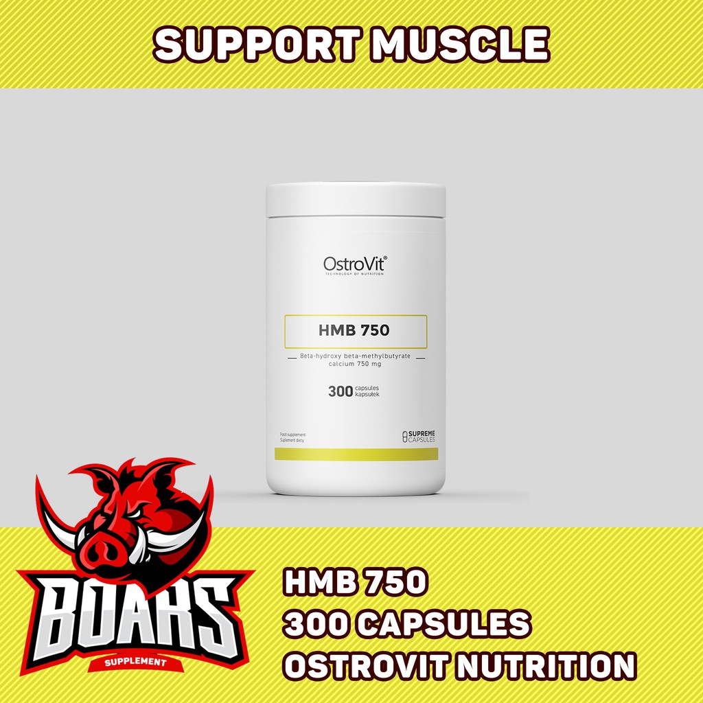 Ostrovit HMB 750 - Viên Uống Hỗ Trợ Tổng Hợp Protein, Tăng Cơ Bắp (300 Viên)