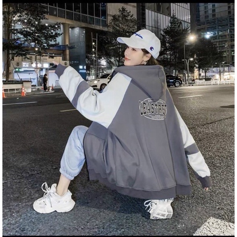 [Ảnh thật] Áo Khoác Khoá kéo Chống Nắng Thời Trang LEASTREET Nỉ Ngoại Dày Dặn, Phong Cách Hàn Quốc