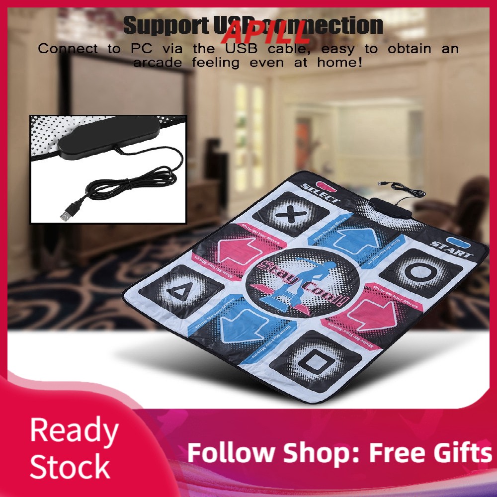 Chống Trơn Trượt Dance Revolution DDR Dancing Pad Thảm Bước Vũ Công Chăn Cho PC