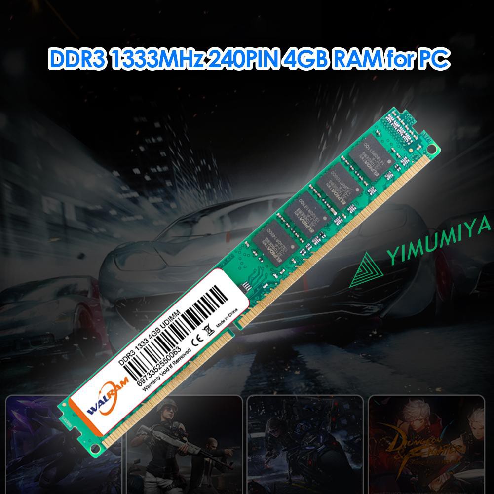 ❀Yi❀ 4GB 1333MHz DDR3 RAM Desktop Memory Module 240-Pin Memories Storage Board | BigBuy360 - bigbuy360.vn