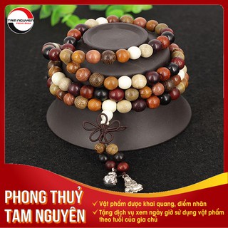 Chuỗi Tràng Hạt Đeo Tay Niệm Phật (108 Hạt) - Tâm Tịnh An Yên - Vật Phẩm Phong Thủy Bình An - Tam Nguyên.