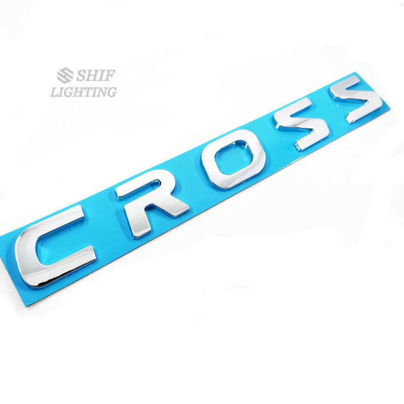 1 Miếng Dán Chữ Thập Bằng ABS Thay Thế Cho Xe Hơi Mitsubishi Cross