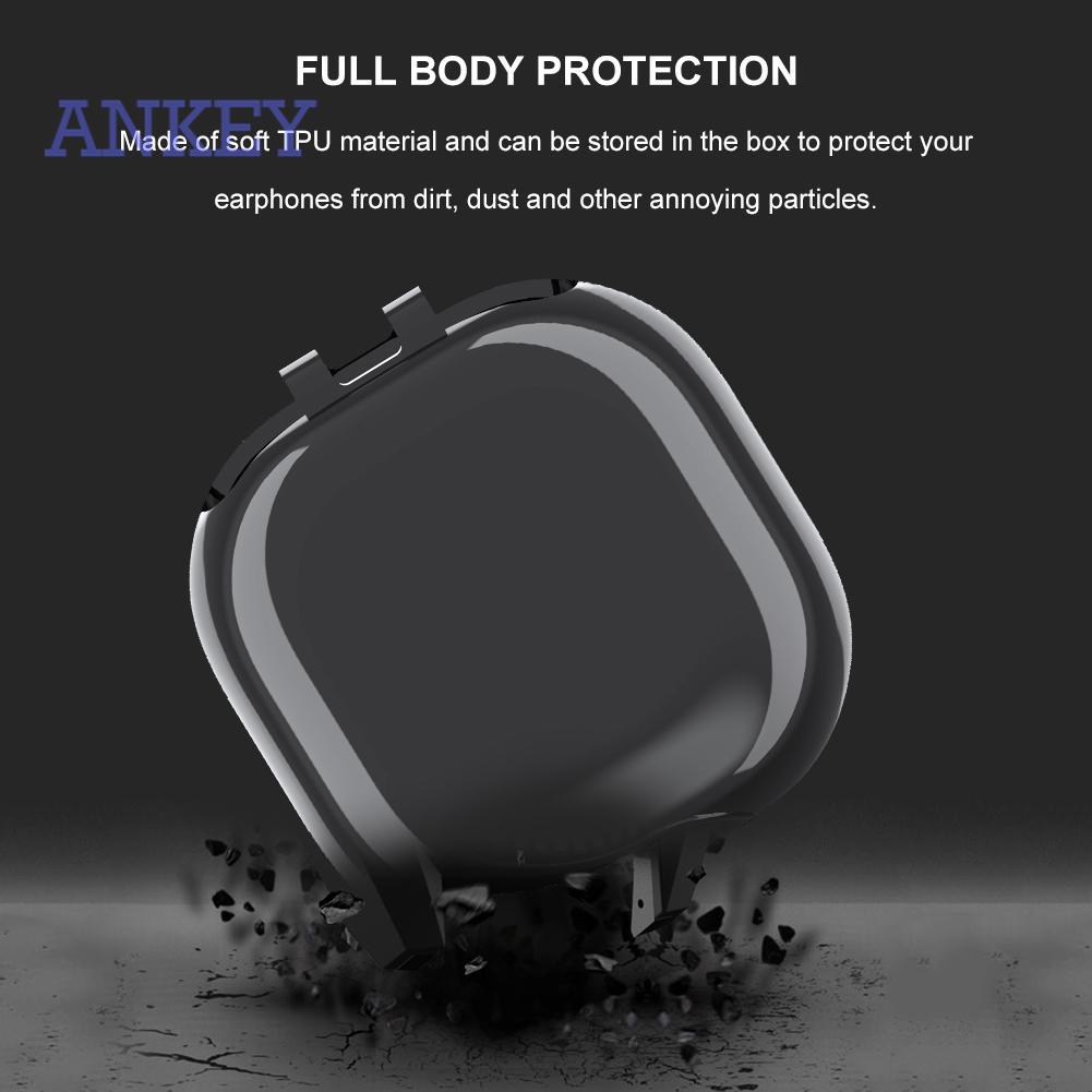 Samsung Galaxy Buds Live / Buds Pro / Buds2 Ốp hộp đựng tai nghe Bluetooth TPU mềm trong suốt chống rơi dành cho