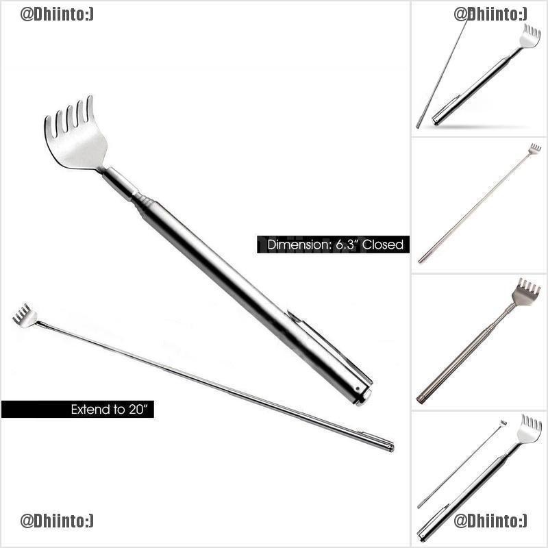 Cây Gãi Lưng Bỏ Túi Bằng Thép Không Gỉ Có Thể Thu Gọn Tiện Lợi