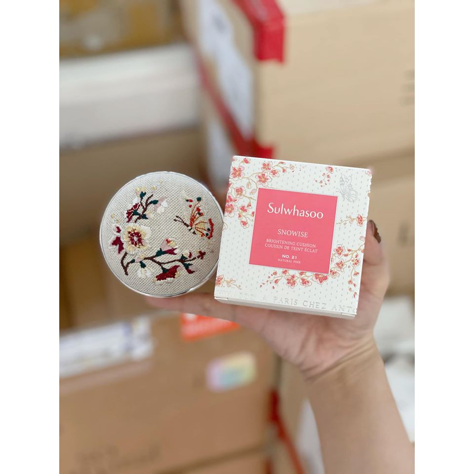 Phấn nước Sulwhasoo Snowise Brightening Cushion EX Duo Spring  #21