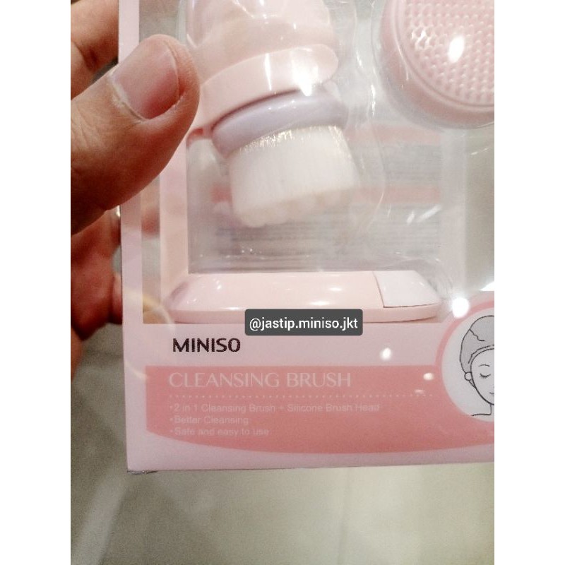 Miniso Cọ Rửa Mặt 2 Trong 1