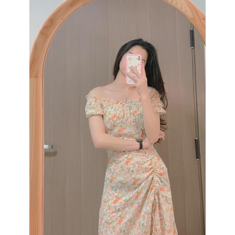 [Mã WAMT1505 giảm 10K đơn 0K] 🍊 VÁY HOA NHÍ XẺ 🍊( có ảnh thật, shop chụp) | BigBuy360 - bigbuy360.vn