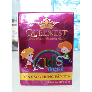 Yến sào Queenest chưng sẵn 12% - Kids Nest