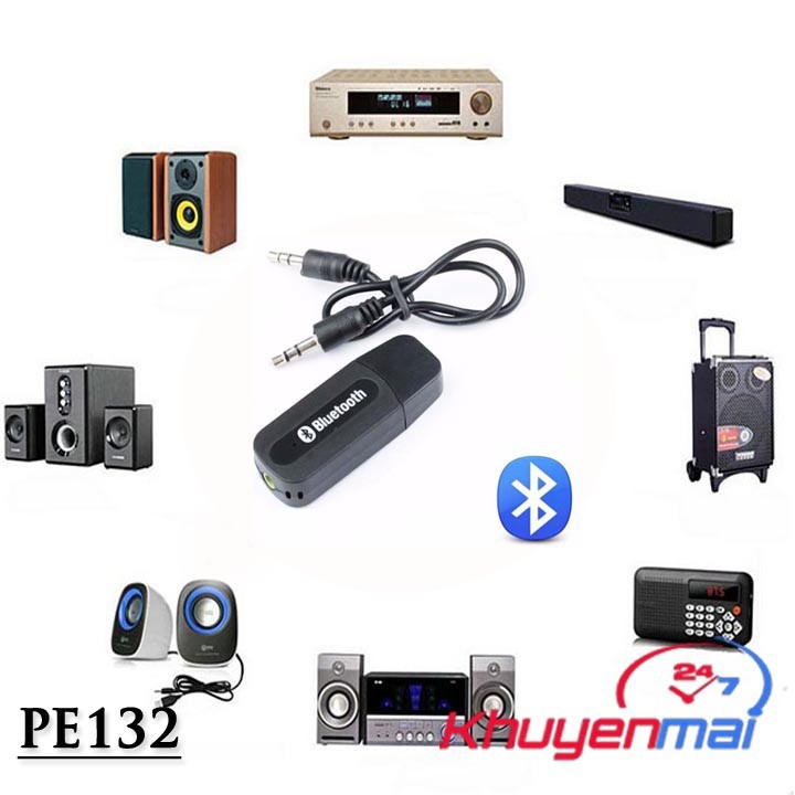 USB Bluetooth Chuyển Loa Nghe Nhạc Receiver BT-163