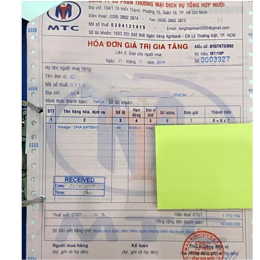 Viên uống Dầu Gấc Vinaga-DHA 100 viên - Vinaga DHA bổ mắt, đẹp da - thuocviet24h