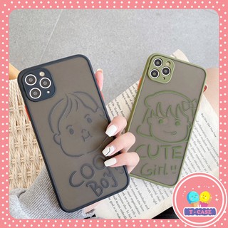 Ốp iphone - Ốp lưng viền nhám Boy girl cute 6s/6plus/6splus/7/8/7plus/8plus/x/xs/xsmax/11/11promax  T5-6