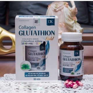 Collagen Glutathion gold cung cấp đổ ẩm cho da, làm đẹp da sáng da nám da vàng da chỗng lão hoá da