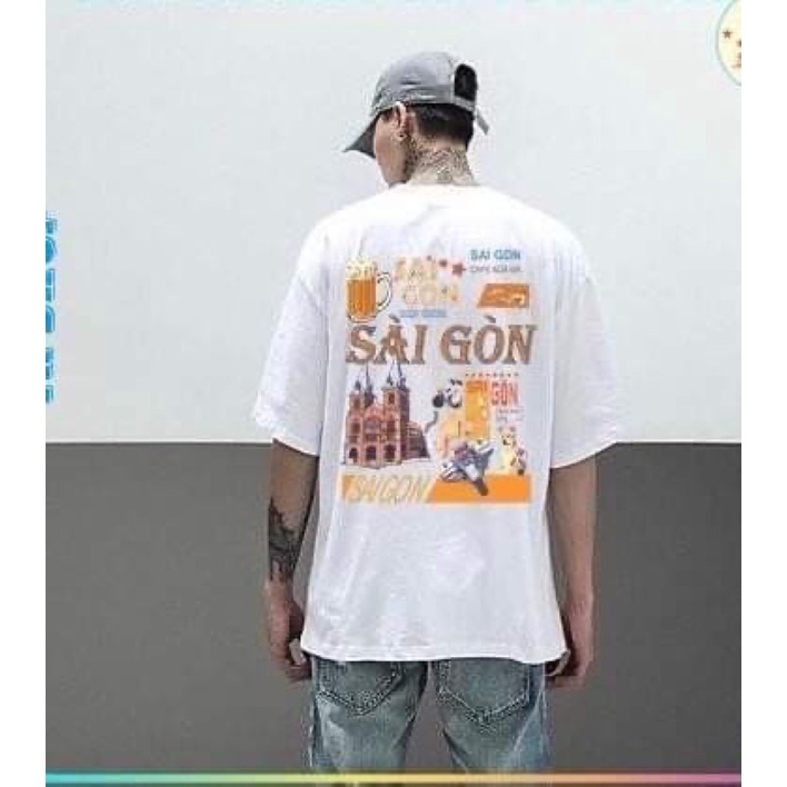 Áo thun tay lỡ SaiGon TC12