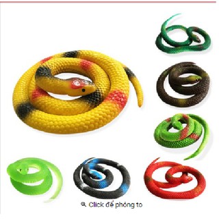 ĐỒ CHƠI RẮN CAO SU Rắn Đồ Chơi - Rắn Giả Cao Su Nhựa Dẻo