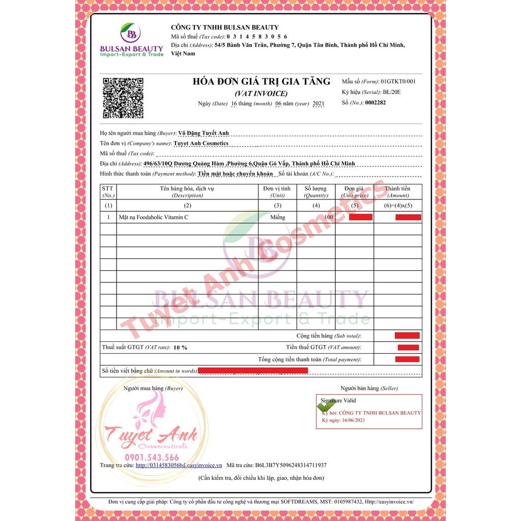 Mặt Nạ tinh chất Vitamin C Dưỡng Trắng, giảm Thâm Foodaholic Derma Brightening Mask With VITAMIN C 23g x 10 miếng