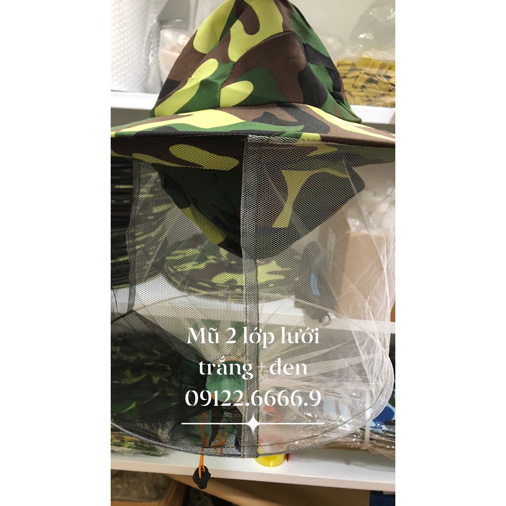 MŨ LƯỚI BẮT ONG,CÂU CÁ