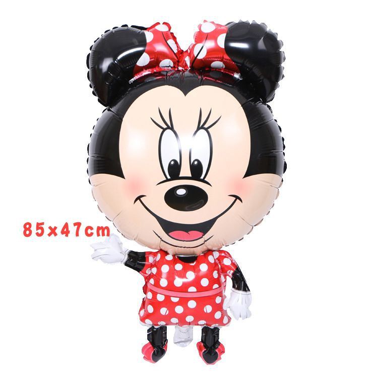 Set 33 Bong Bóng Lá Nhôm Hình Chuột Mickey Minnie Trang Trí Tiệc Sinh Nhật