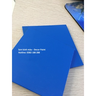 Sơn kính màu xanh lá mạ kèm đóng rắn Decor Paint