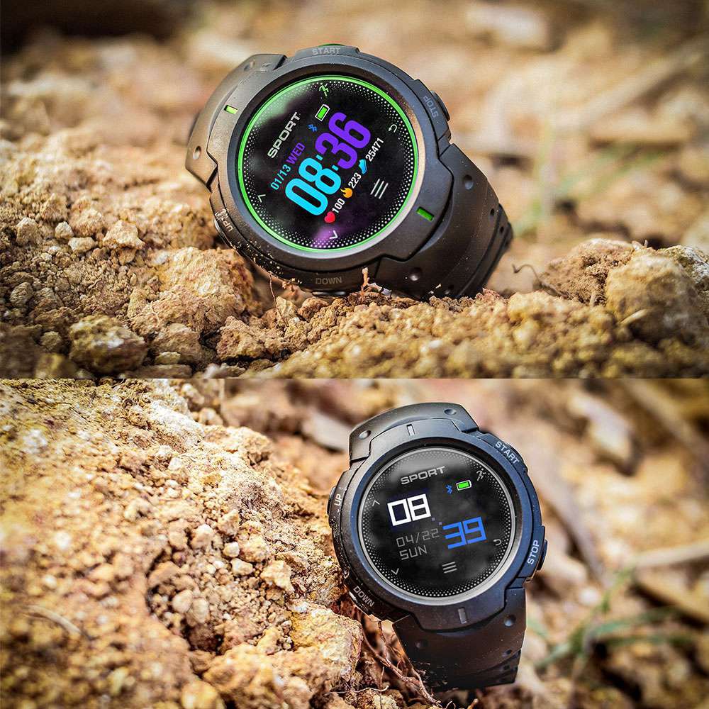 Đồng hồ thể thao nam Smartwatch F13 Chống nước 50m - Đồng hồ thông minh đo nhịp tim,theo dõi bước chạy tích hợp báo thức